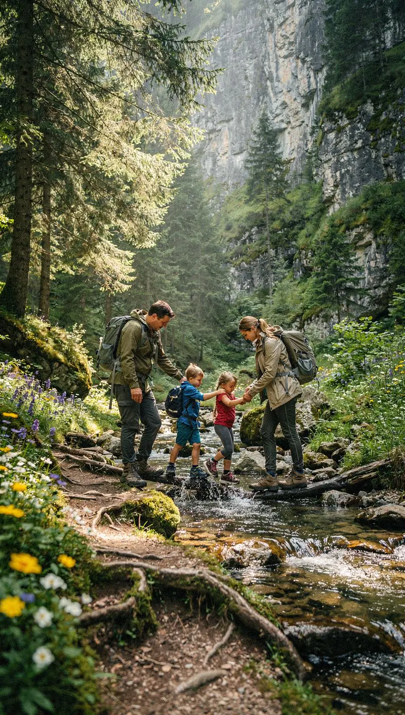 Inviting hiking trail through the Slovak countryside, perfect for rejuvenating nature walks.